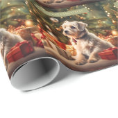 Geschenkpapier mit süßem Hund Cadeaupapier (Rol Hoek)