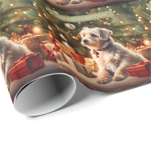 Geschenkpapier mit süßem Hund Cadeaupapier (Rol Hoek)
