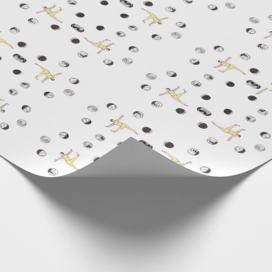 Geschenkpapier mit Yoga-Design Cadeaupapier (Hoek)