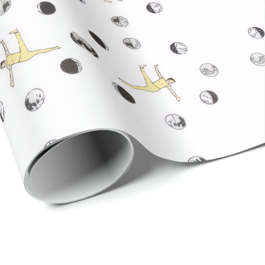 Geschenkpapier mit Yoga-Design Cadeaupapier (Rol Hoek)