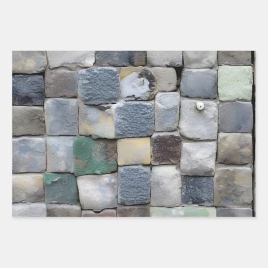 Geschenkpapier - Pflastersteine Inpakpapier Vel (Voorkant 2)