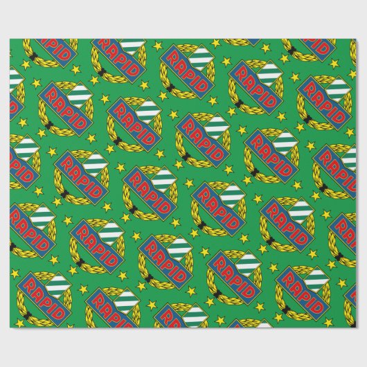 Geschenkpapier (Rapid Wien) Cadeaupapier (Vlak)