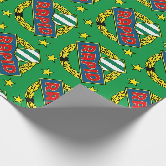 Geschenkpapier (Rapid Wien) Cadeaupapier (Hoek)