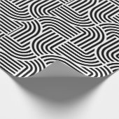 Geschenkpapier - schwarz-weiß Lienen Cadeaupapier (Hoek)