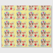 Geschenkpapier - Schwester mit Herz Cadeaupapier (Vlak)