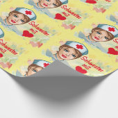 Geschenkpapier - Schwester mit Herz Cadeaupapier (Hoek)