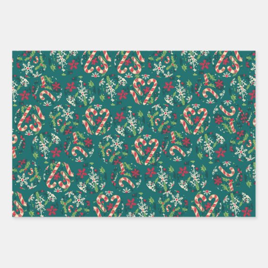 Geschenkpapier Set Weihnachten Inpakpapier Vel (Voorkant 2)