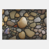 Geschenkpapier - Steine Inpakpapier Vel (Voorkant 2)