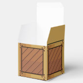 Geschenkschachtel "Holzkiste" Pixel-Art Bedankdoosjes (Geopend)