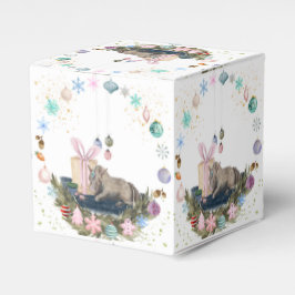 Geschenkschachtel- mit Pferde Bild Bedankdoosjes