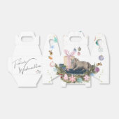 Geschenkschachtel mit Pferde Bild, Weihnachten Bedankdoosjes (Uitgevouwen)