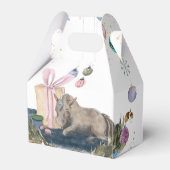 Geschenkschachtel mit Pferde Bild, Weihnachten Bedankdoosjes (Voorkant Zijde)