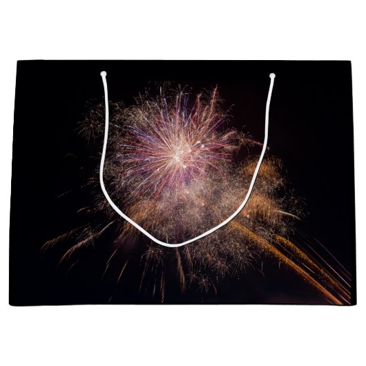 Geschenktas van vuurwerk large cadeautasje (Voorkant)