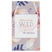 Geschenktas voor jonge, wilde en drie verjaardagsf klein cadeauzakje (Achterkant)