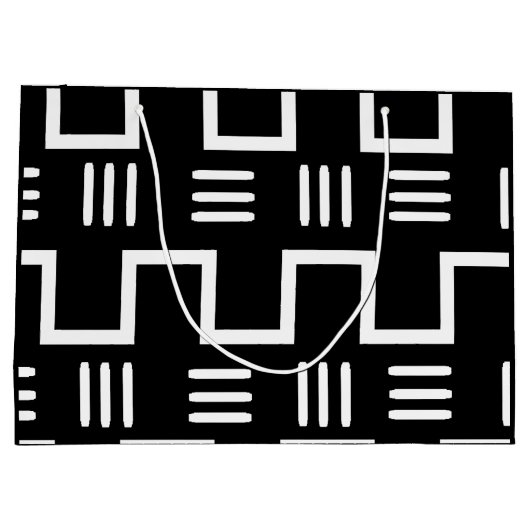 Geschenktas voor tand groot cadeauzakje (Achterkant)