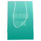 Geschenktassen voor Emerald Gradient Medium Cadeauzakje (Voorkant)