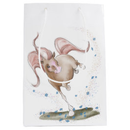 Geschenktüte mit Pferdemotiv, Geschenkverpackung Medium Cadeauzakje