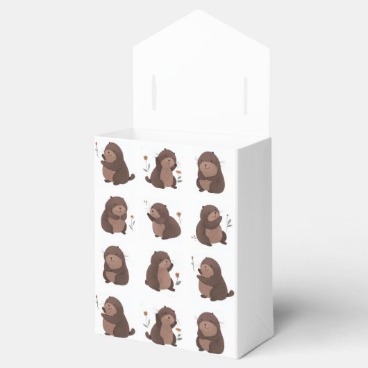 Geschenktüte "Otto der braune Maulwurf" Bedankdoosjes