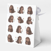 Geschenktüte "Otto der braune Maulwurf" Bedankdoosjes (Achterkant)