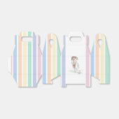 Geschenkverpackung Osterbild, Pferd und Osterhase Bedankdoosjes (Uitgevouwen)