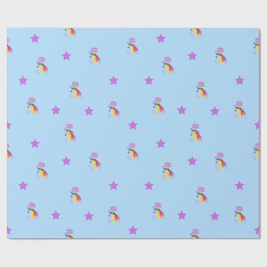 Geschenkverpakking Papier Sterren Kind (Vlak)