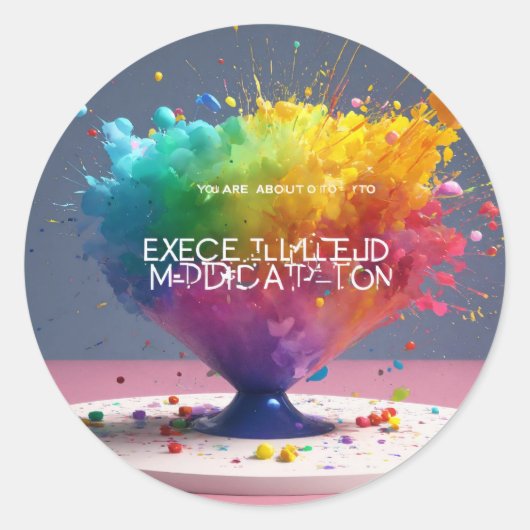 geschenkverpakking ronde sticker (Voorkant)