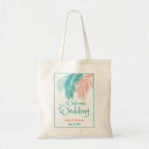 Geschenkzakken voor bruiloft op bestemming, welkom tote bag
