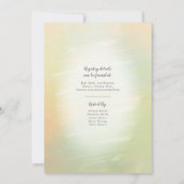 Geschept Up Peach Ice Cream Theme Vrijgezellenfees Kaart (Achterkant)