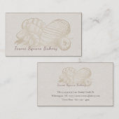 geschetst brood visitekaartje (Voorkant / Achterkant)