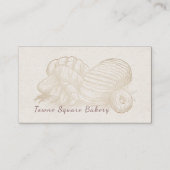 geschetst brood visitekaartje (Voorkant)