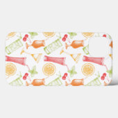 Geschetst Cocktailpatroon Case-Mate iPhone Case (Achterkant (horizontaal))