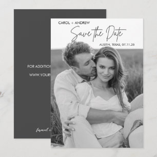 Geschetste Aankondigingsfoto Save the Date