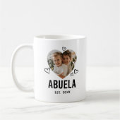 Geschetste Abuela Hart Foto Koffiemok (Links)