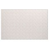 Geschetste bloemen op wit stof (Yard (91,4 cm))