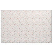 Geschetste bloemen op wit stof (Fat Quarter)