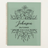 Geschetste bloemen planner (Voorkant)