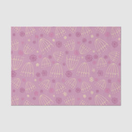 Geschetste bloemen van koningin Anne kant tissuepa Tissuepapier