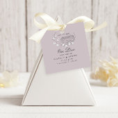  geschetste bloempastel bewaar de datum bedankjes labels