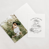  geschetste bruiloft taart foto opslaan van de dat kaart