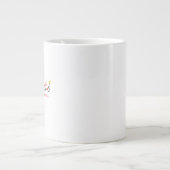 Geschetste Doodle Mok met Bloemen - Aanpasbaar (Voorkant)