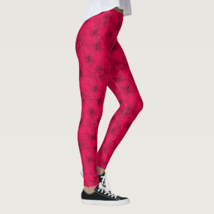 Geschetste lilypilly met zwarte inkt getekende leg leggings