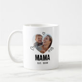 Geschetste Mama Hart Foto Koffiemok (Links)