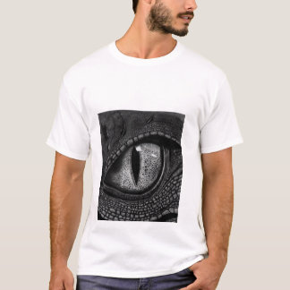 Geschetste mysterieuze drakenoog kunst t-shirt