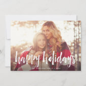 Geschetste overlay | Kerstkaart met vakantiefoto (Voorkant)