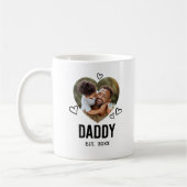 Geschetste papa hart foto koffiemok (Links)