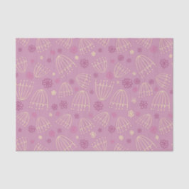 Geschetste Queen Anne-kant bloemen tissuepapier