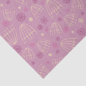 Geschetste Queen Anne-kant bloemen tissuepapier (Detail)