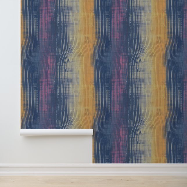 Geschetste waterverf oceaan & aardkleur textuur behang (Applicatie)