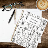 Geschetste Wilde Bloemen Planner