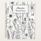 Geschetste Wilde Bloemen Planner (Voorkant)